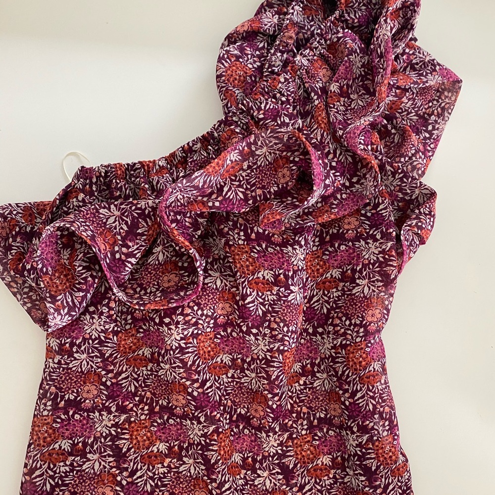 Misa one shoulder blouse